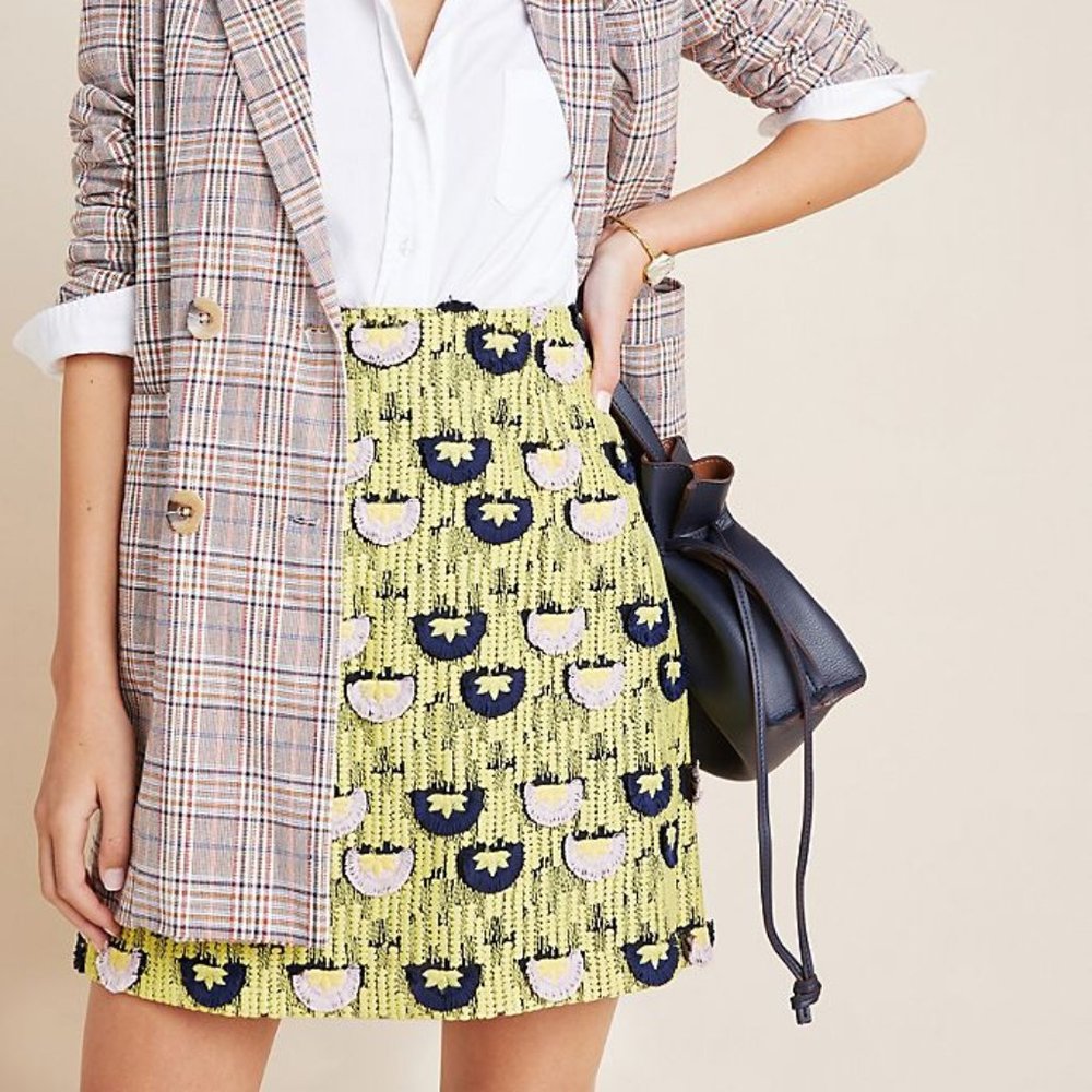 Loren Embroidered Mini Skirt